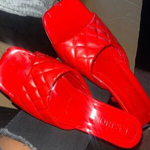 Red Shiny Heels